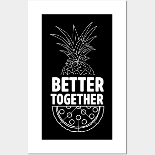 Funny Pineapple Pizza Posters and Art